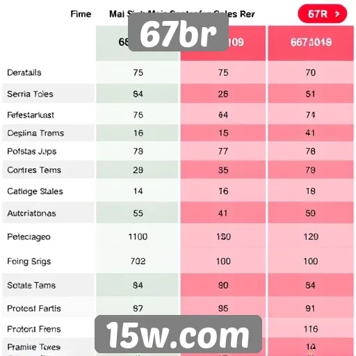Comparativo entre 67br e outros sites de jogos